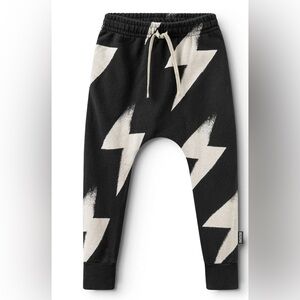 Nununu French terry bolt baggy pants